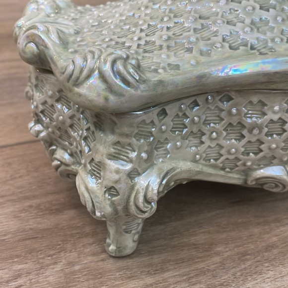 Vintage Italian Ceramic Lidded Trinket Box - Picture 8 of 16
